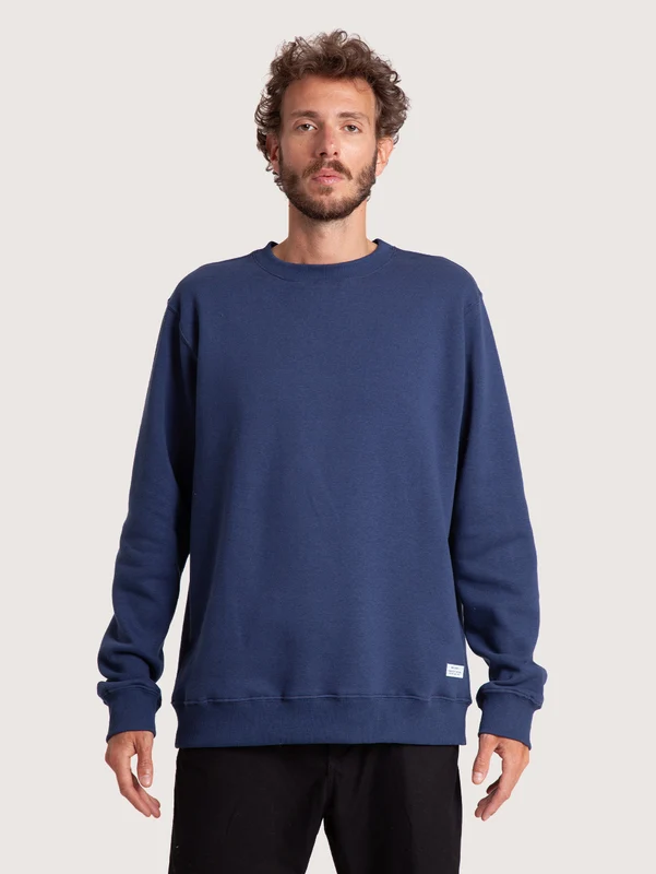Moletom Careca Azul Marinho Hang Loose Label GG / AZUL MARINHO