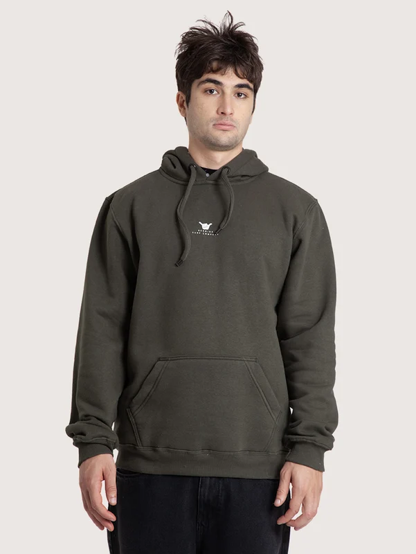 Moletom Canguru Verde Hang Loose Clean P / Verde