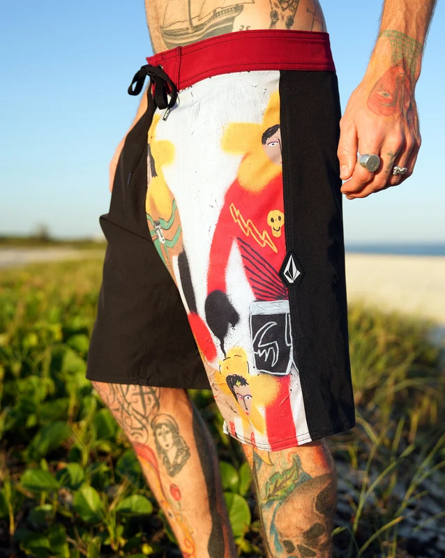 Boardshort Volcom FA x Alucinandinho The Star Won Preto 46 / Preto