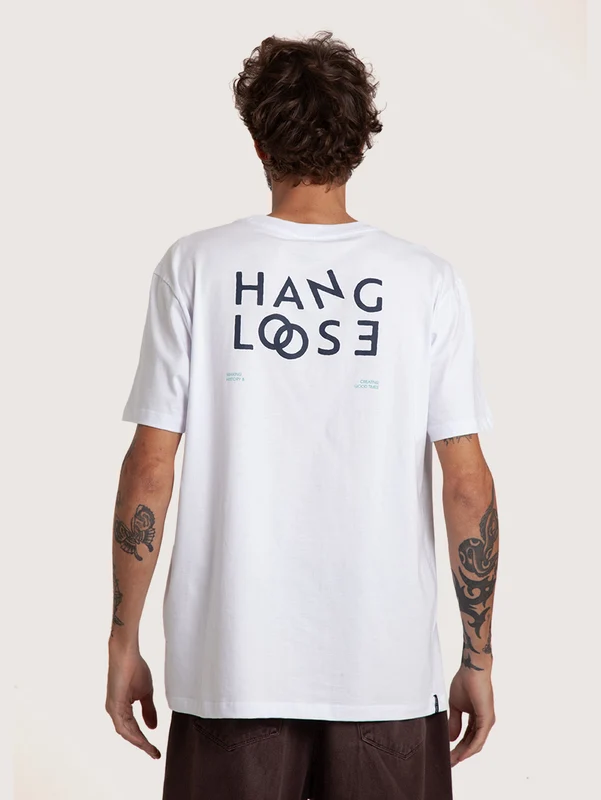 Camiseta Branca Hang Loose Loose M / Branco