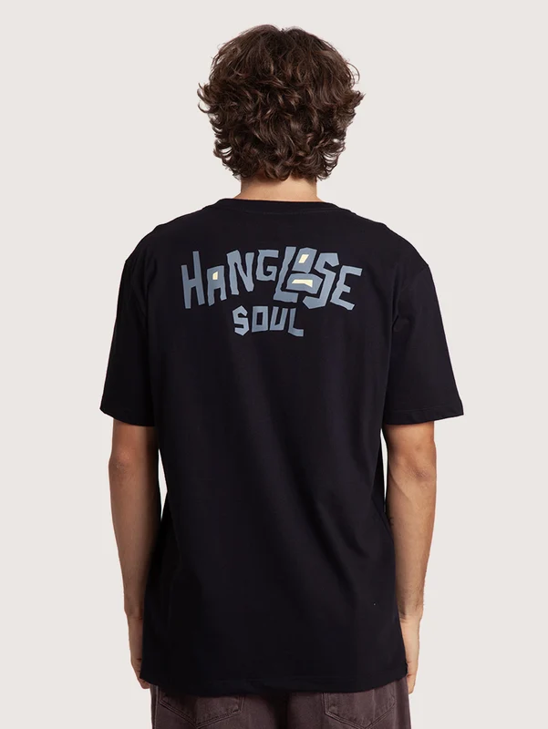 Camiseta Preta Hang Loose Soul P / PRETO