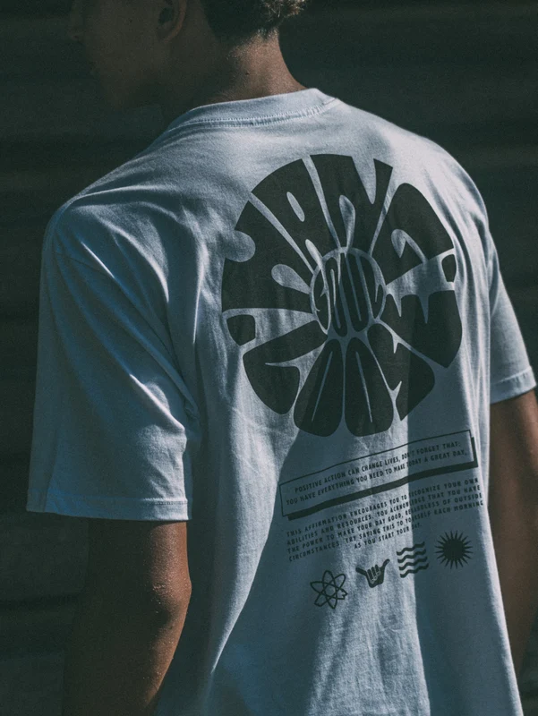 Camiseta Manga Curta Branca Hang Loose Mood G / BRANCO