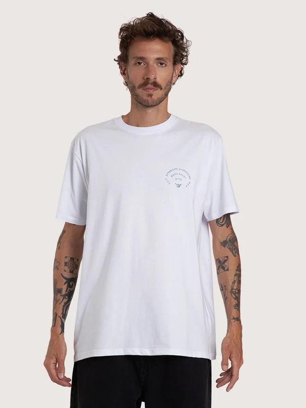 Camiseta Manga Curta Branca Hang Loose Octopuss GG / Branco
