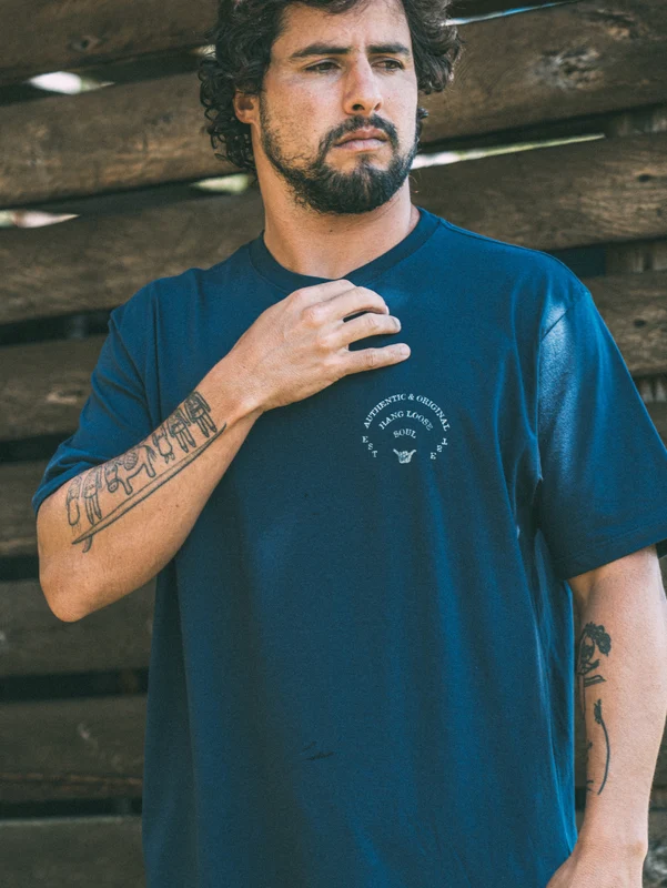 Camiseta Azul Marinho Hang Loose Octopuss P / Azul Marino