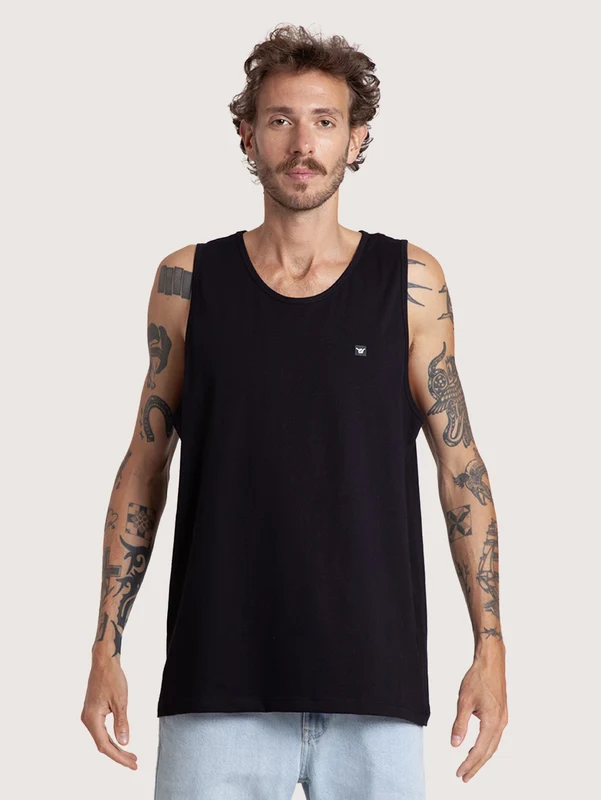 Regata Preta Hang Loose Label G / Preto