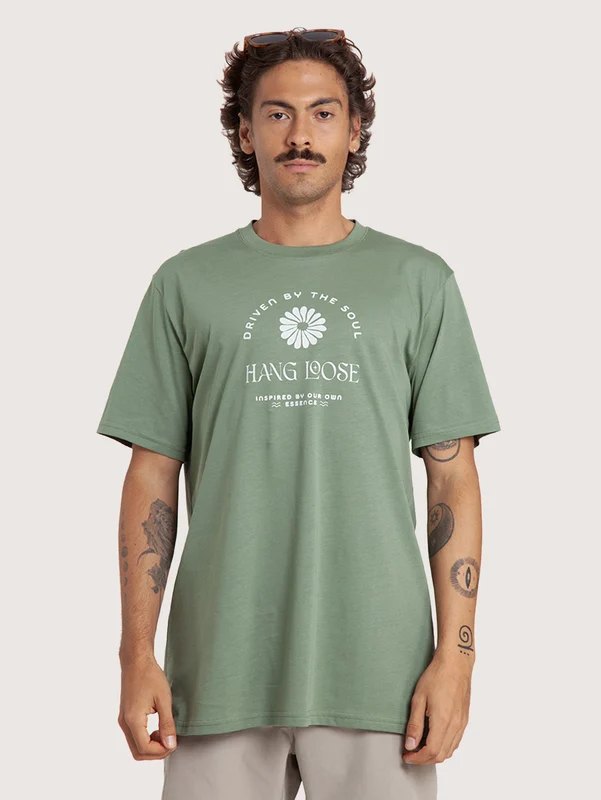 Camiseta Verde Especial Hang Loose Daisy GG / VERDE