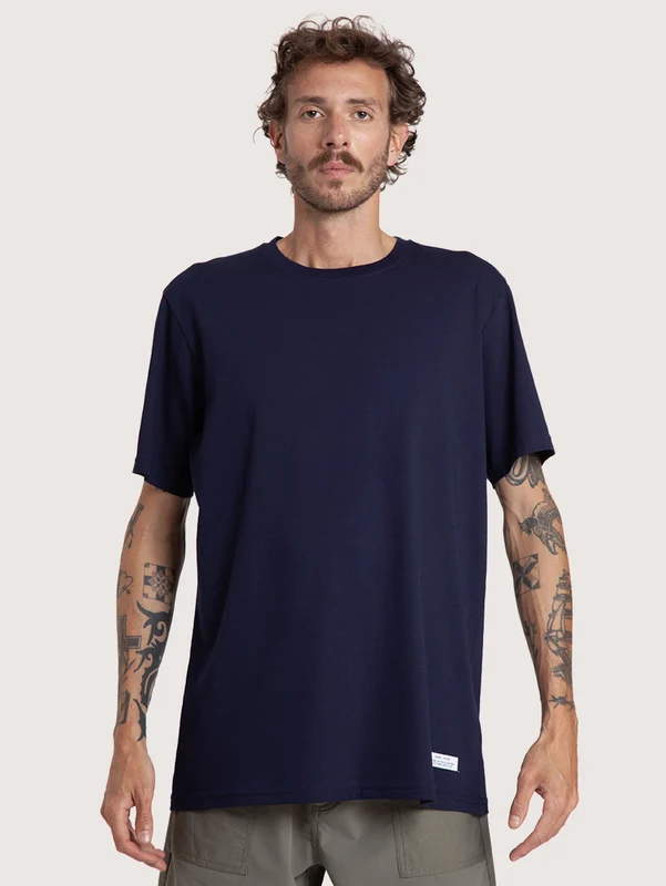 Camiseta Azul Marinho Especial Hang Loose Logopath M / Azul