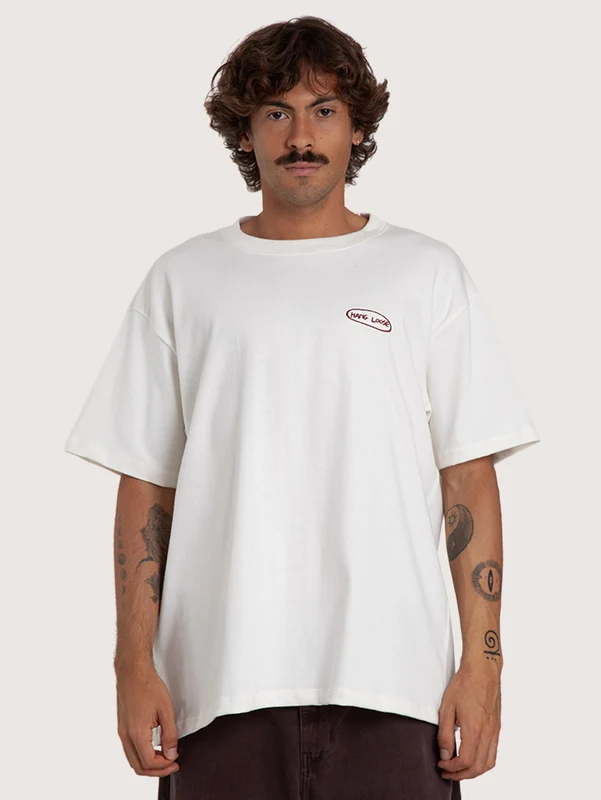 Camiseta Especial Off White Hang Loose Flat P / Off White