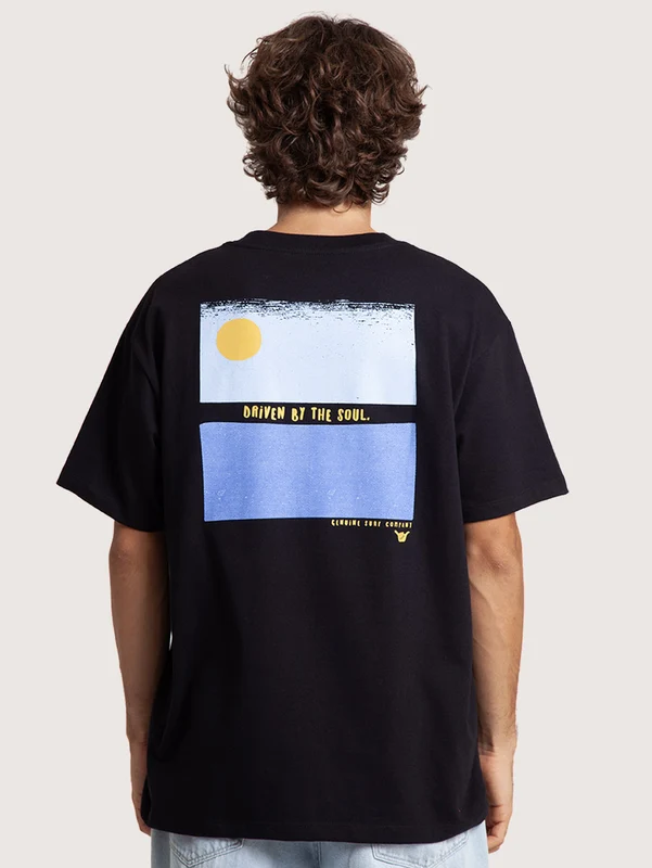 Camiseta Especial Preta Hang Loose Sun M / Preto