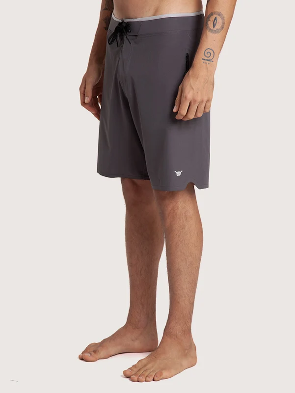 Boardshorts 19” Cinza Hang Loose Laser 44 / Cinza