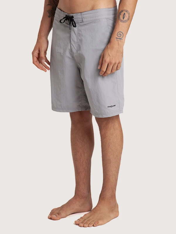 Bermuda Híbrida Hang Loose Cinza Taslon Importada 48 / Cinza