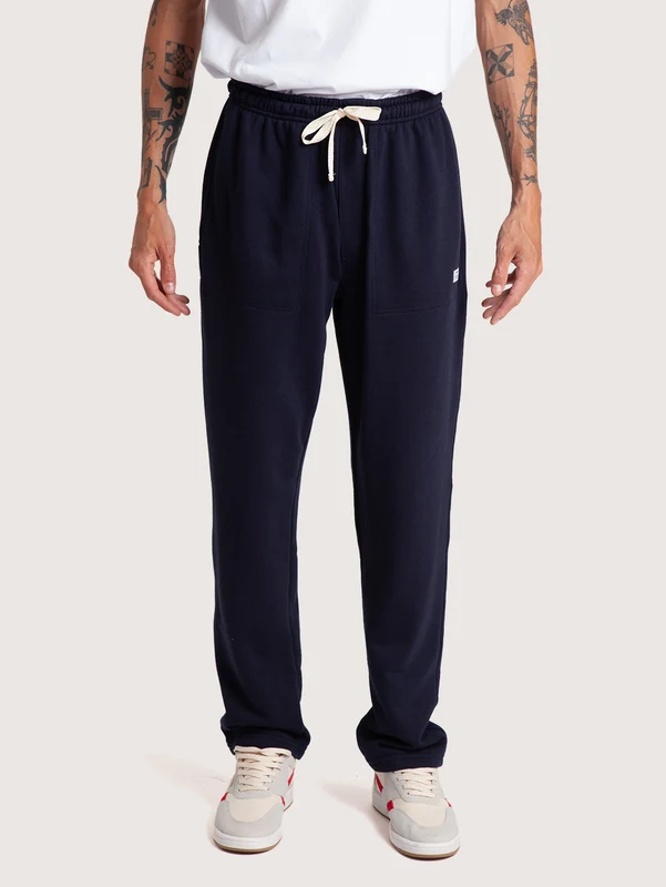 Calça Moletom Azul Marinho Hang Loose Pocket M / MARINHO