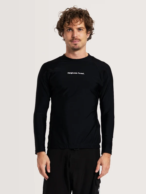 Camiseta Surf Hang Loose x Farms GG / PRETO
