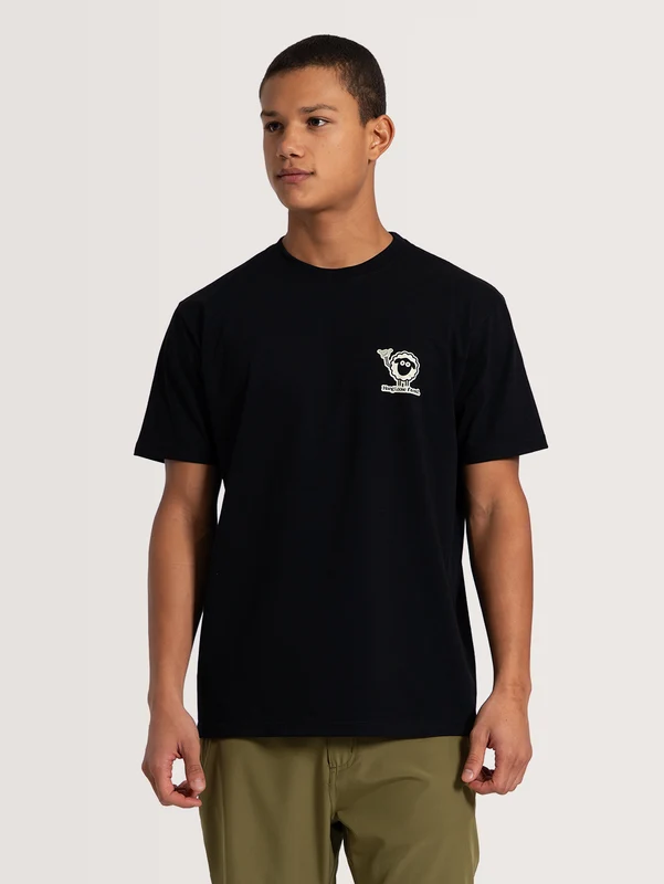 Camiseta HangFarms Hang Loose x Farms P / PRETO