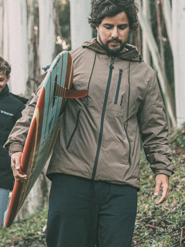 Jaqueta Leve Importada Kaki Hang Loose Crabs G / Kaki