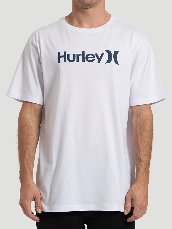 Camiseta Manga Curta Hurley O&O Solid Branca GG / Branco