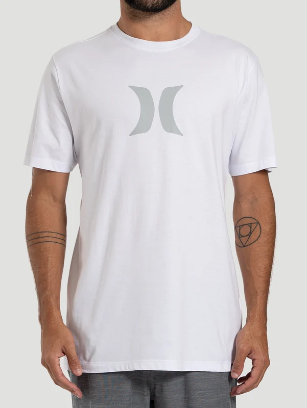 Camiseta Manga Curta Hurley Icon Branca GG / Branco