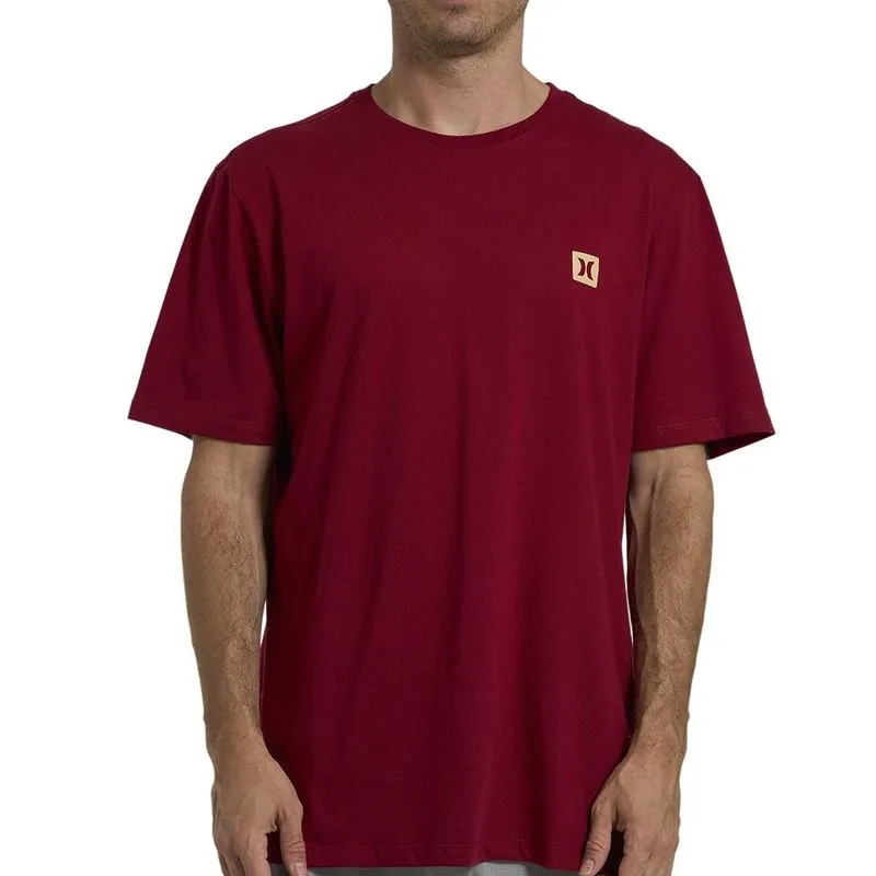 Camiseta Hurley Mini Icon WT26 Masculina Vinho M / vermeho
