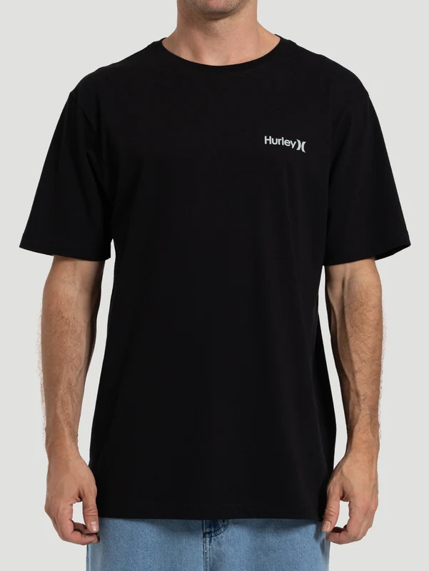 Camiseta Manga Curta Hurley Classic Preta P / Preto