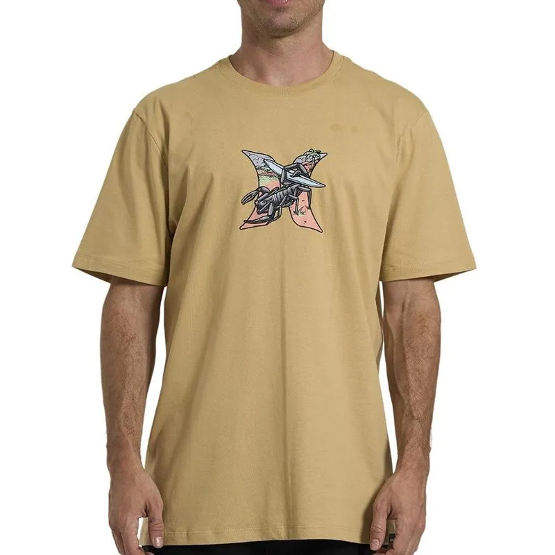 Camiseta Hurley Scoprion WT26 Masculina Bege GG / begê