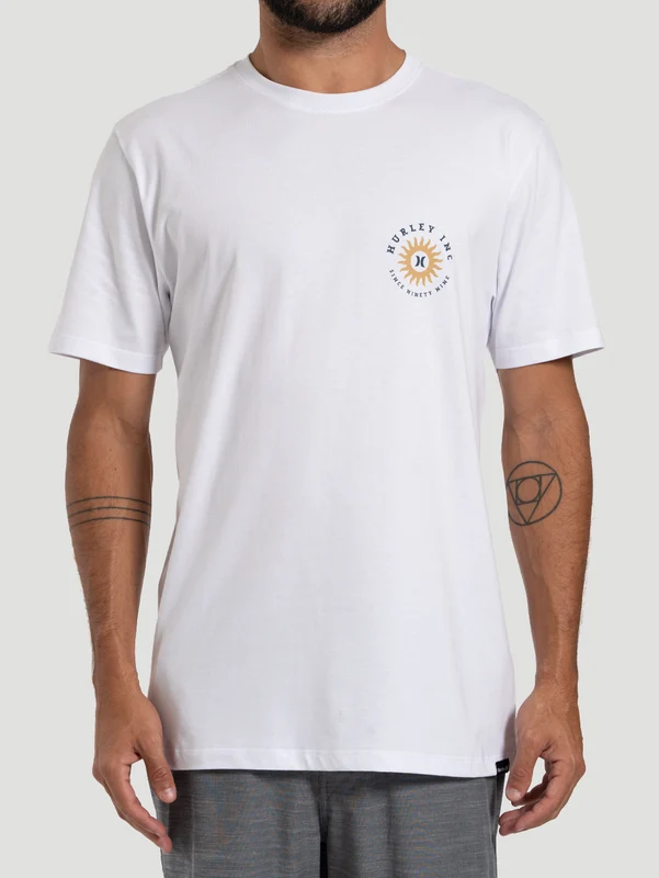 Camiseta Manga Curta Hurley Branca Infinity M / Branco