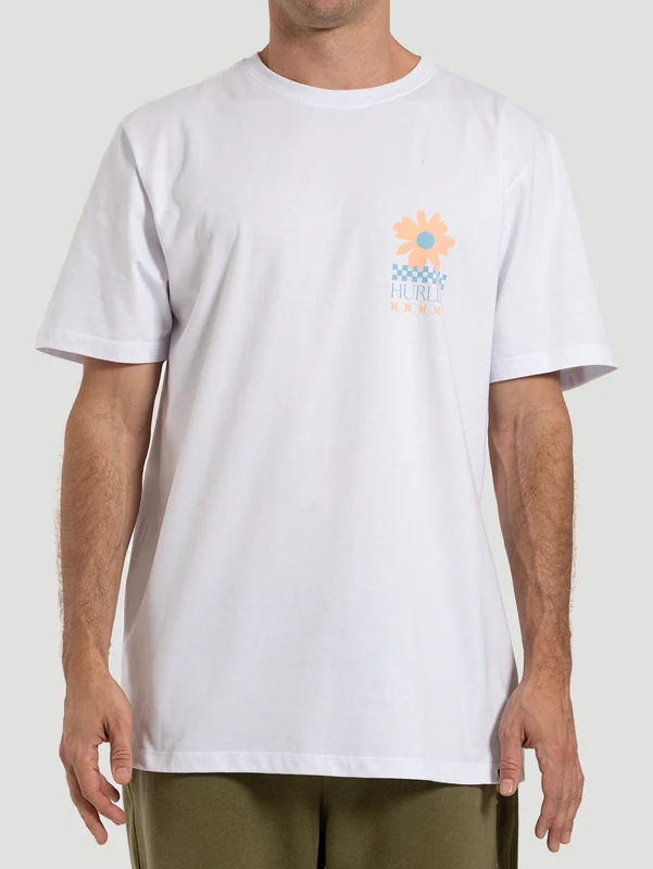 Camiseta Manga Curta Hurley New Flower Branca G / Branco