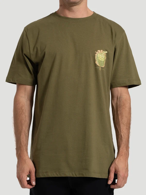 Camiseta Manga Curta Hurley Coconut Verde Militar M / Verde Militar