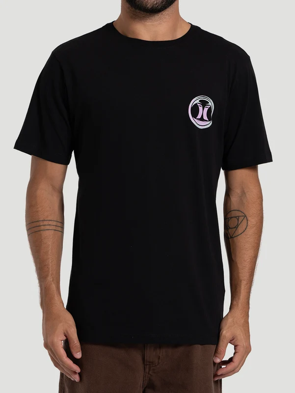 Camiseta Manga Curta Hurley Hands Preta M / Preto
