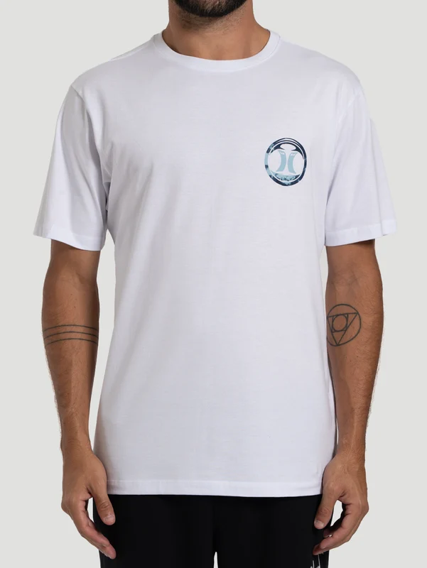Camiseta Manga Curta Hurley Hands Branca P / Branco