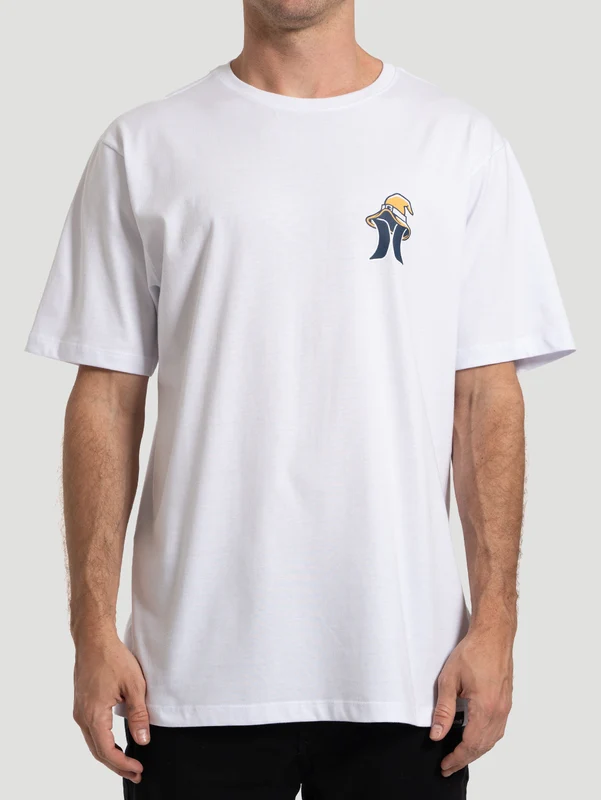 Camiseta Masculina Hurley Swells Branca GG / Branco
