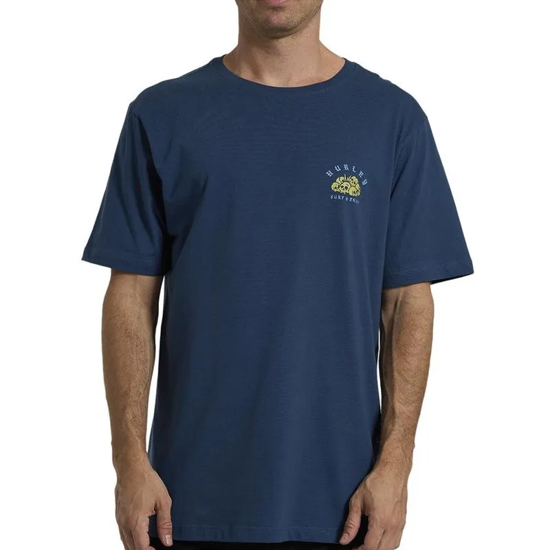 Camiseta Hurley Sea Monster WT26 Masculina Marinho P / azul-escuro