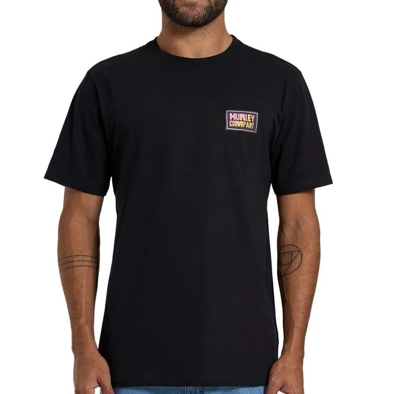 Camiseta Hurley Classic I WT26 Masculina Preto GG / preto