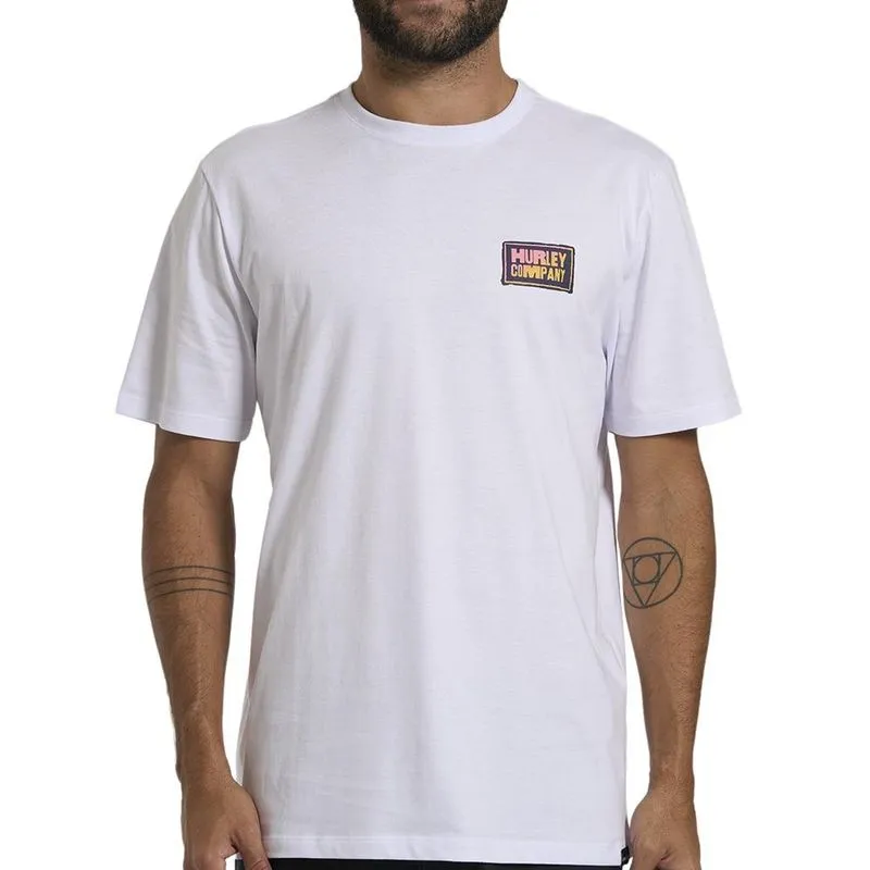 Camiseta Hurley Classic I WT26 Masculina Branco G / branco