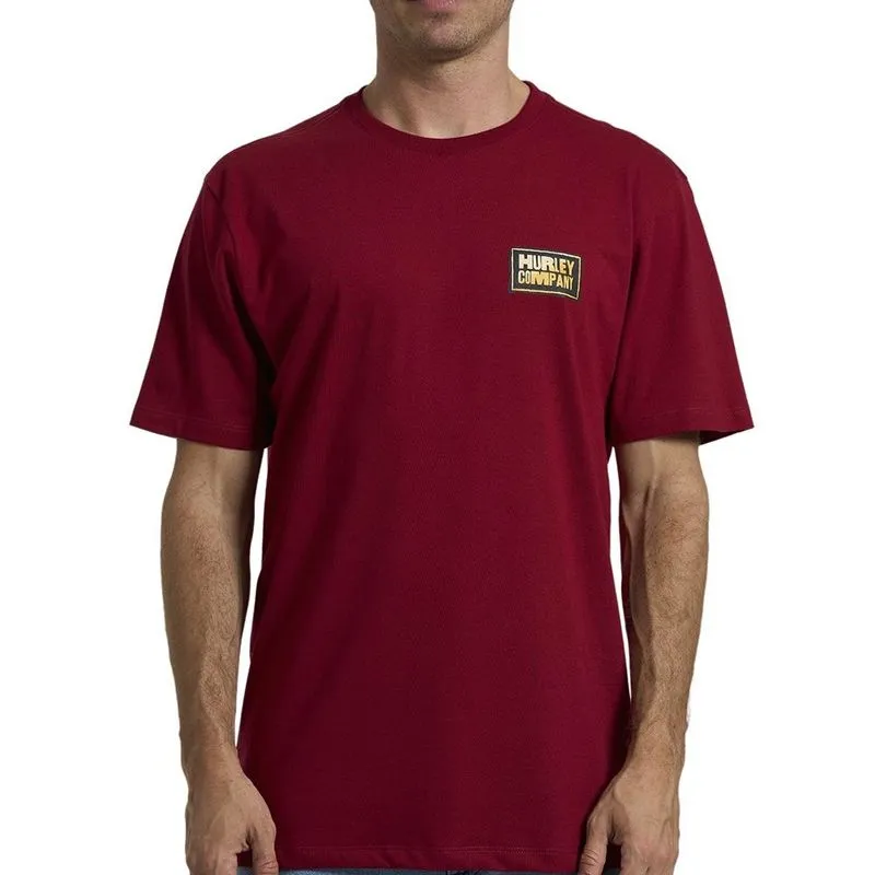 Camiseta Hurley Classic I WT26 Masculina Vinho P / vermeho