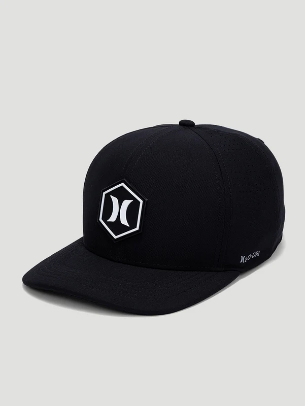 Boné Aba Curva Preto Hurley Hexa UN / Preto