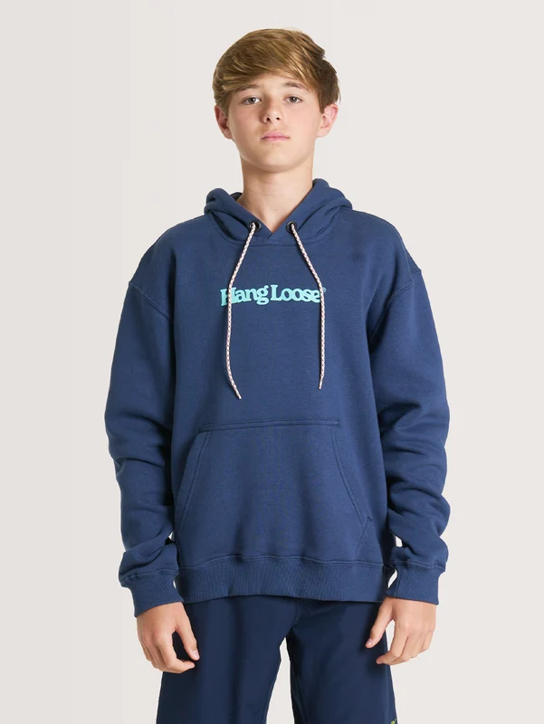 Moletom Canguru Typo Hang Loose Azul Marinho 12 / AZUL MARINHO