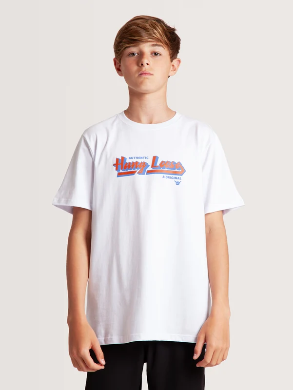 Camiseta Juvenil Stones Hang Loose Branca 10 / Branco