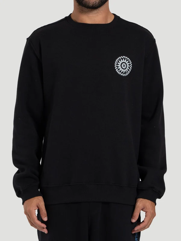 Moletom Hurley Careca Empire Preto GG / Preto