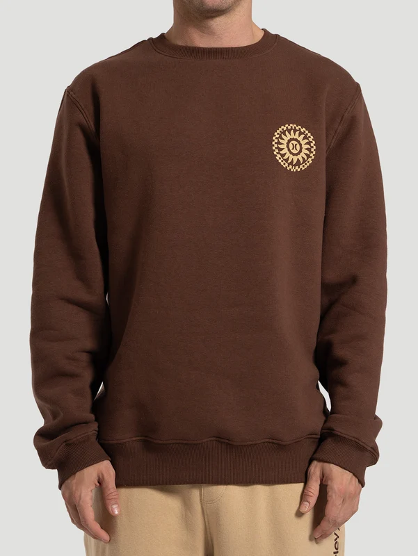 Moletom Hurley Careca Empire Marrom GG / Marrom