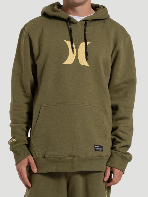 Moletom Canguru Icon Hurley Militar P / MILITAR