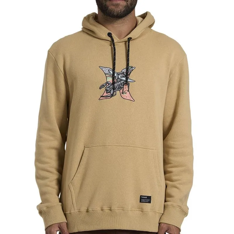 Moletom Hurley Hurley Scorpion WT26 Masculino Bege G / begê