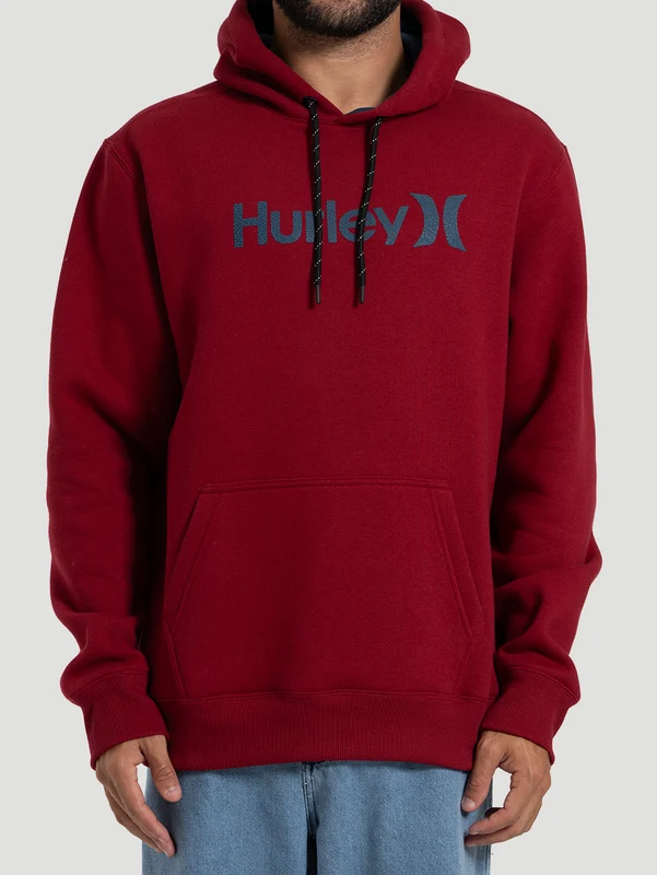 Moletom Canguru Vinho Hurley One & Only GG / Vinho