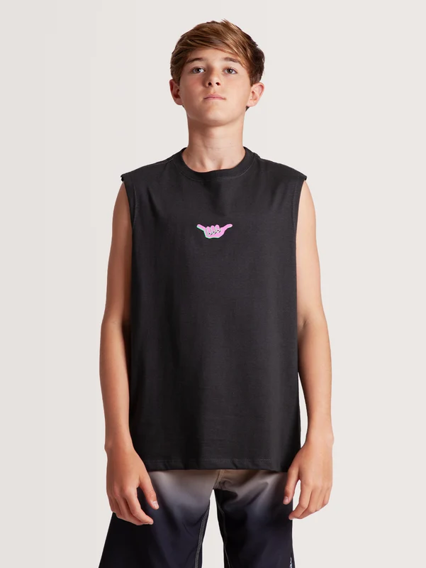 Regata Especial Hang Loose Juvenil Slime Kids Collection 14 / Preto