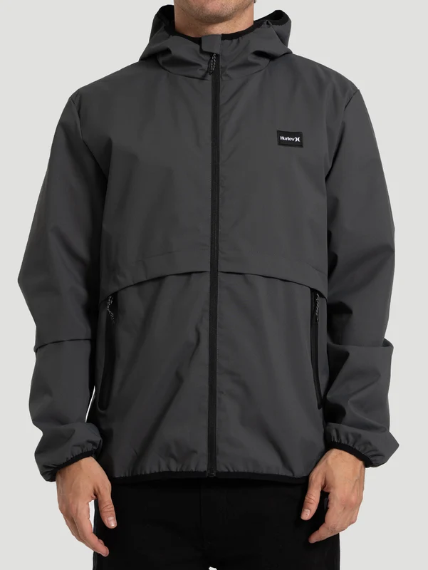 Jaqueta Windbreaker Tail Hurley Cinza GG / Cinza
