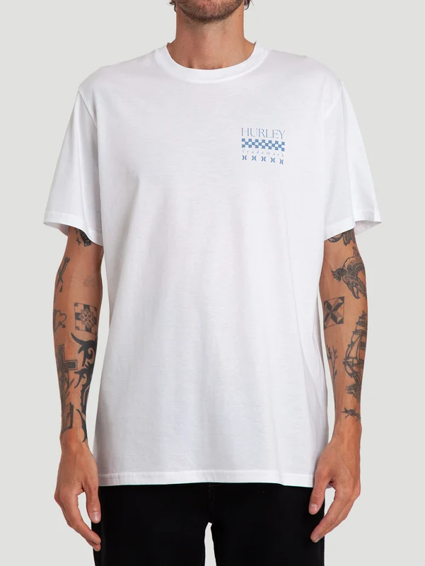 Camiseta Especial Hurley Trademark Branca GG2 / BRANCO