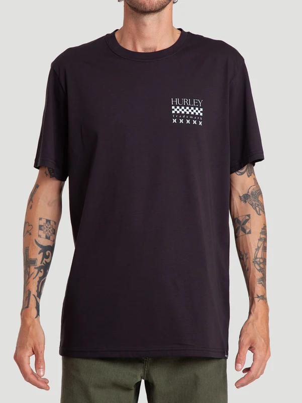 Camiseta Especial Hurley Trademark Preto M / PRETO