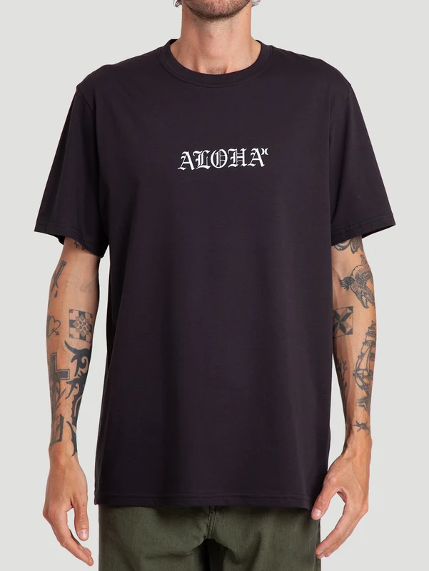 Camiseta Especial Hurley Aloha Preta GG / PRETO
