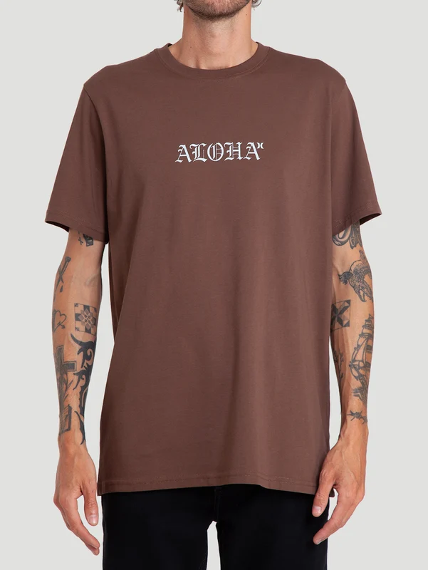 Camiseta Especial Hurley Aloha Marrom G / Marrom