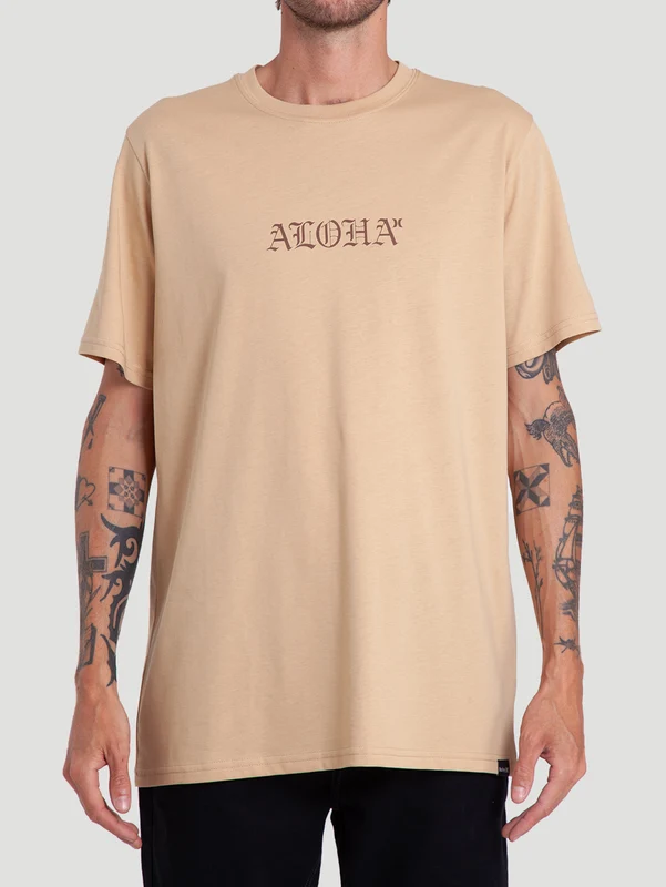 Camiseta Especial Hurley Aloha Bege G / Bege