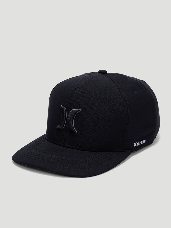 Boné Aba Curva Preto Hurley Block P / PRETO